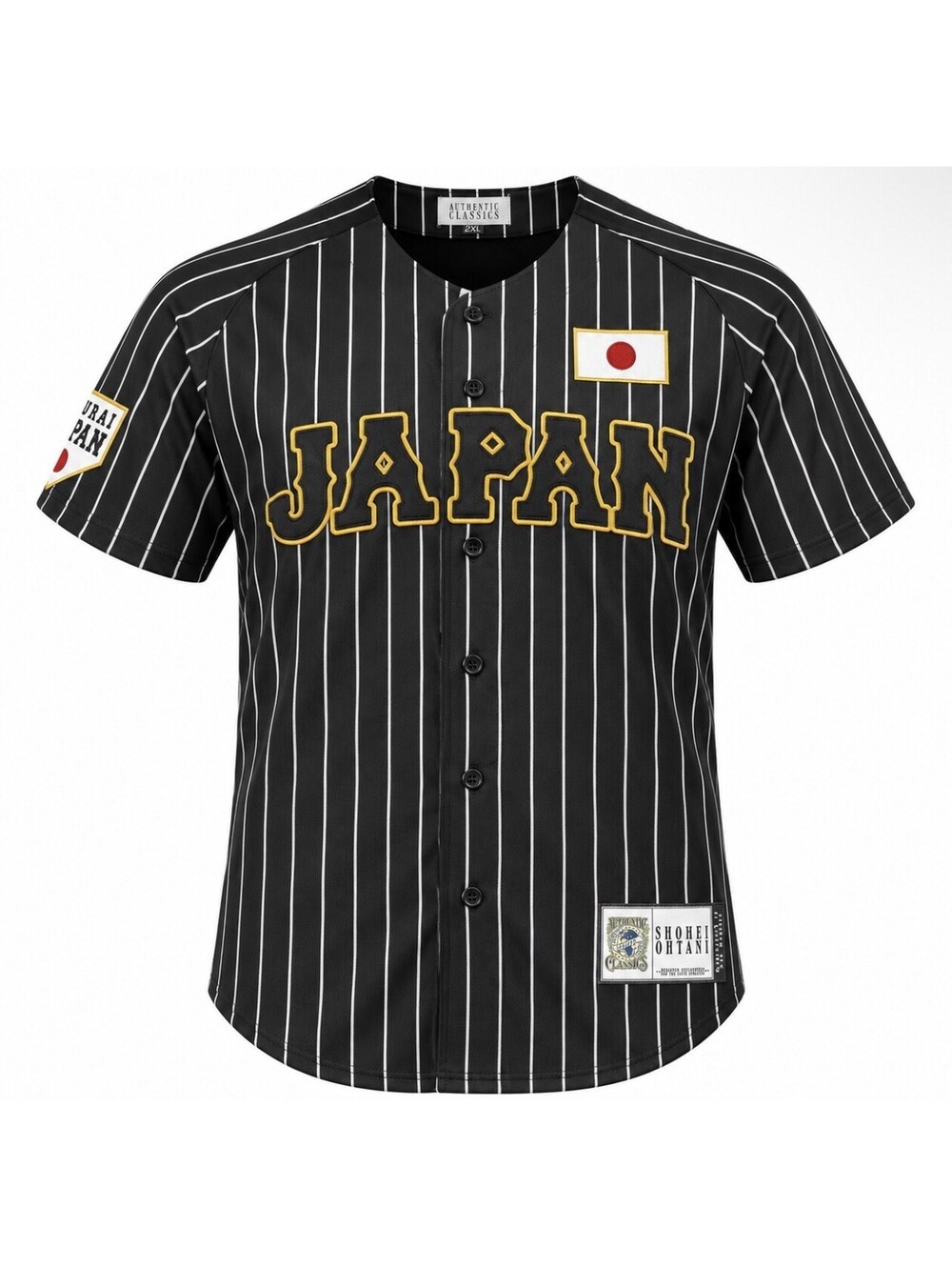 Authentic Classics Shohei Ohtani Japan #16 Baseball Jersey Men’s 2XL Black New